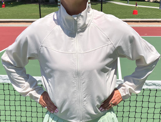 Women's Eggshell Outdoor Active Full Zip Jacket